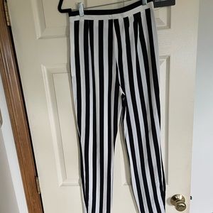 Dolce and Gabana stripe pants, skinny leg